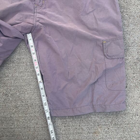 Y2K No Boundaries Swim Trunks Purple Cargo Board Shorts | Size 36 - Picture 7 of 9